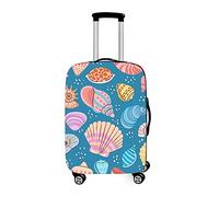 DOTBUY-SHOP Cubierta de Equipaje Funda de Maleta, Viaje Cubierta de la Caja Protectora Elástico Suave de Anti-Polvo Lavable Luggage Cover con Cremallera (Serie de Conchas 2,L (26-28 Pulgadas))