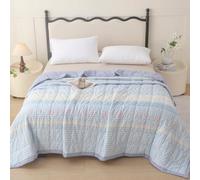 DOTBUY-SHOP Edredon Verano 2.5 TOG Cubrecama de 150x200cm 180x200cm 200x230cm, Suave Ligero Transpirable Bedspreads Quilts Cama Multiusos para Verano Colcha (Morado 05,180x200cm)