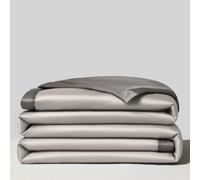 DOTBUY-SHOP Edredon Verano 2.5 TOG Cubrecama Satén Suave Ligero y Transpirable Bedspreads Quilts Cama Multiusos para Primavera y Verano Colcha (Gris Antracita,200x230cm)