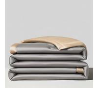DOTBUY-SHOP Edredon Verano 2.5 TOG Cubrecama Satén Suave Ligero y Transpirable Bedspreads Quilts Cama Multiusos para Primavera y Verano Colcha (Gris Caqui,180x200cm)