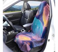 DOTBUY-SHOP Funda de Asiento Delantero de Coche Textura Multicolor (Hoja,1 Pezzo)