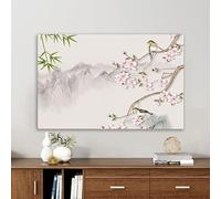 DOTBUY-SHOP Funda para TV Protector, Televisor Cubierta Antipolvo para Pantallas Planas Curvas, Pintura China Universal Elástico Funda para Smart Television (Exuberante,69-75 pulgadas)