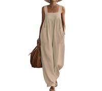 DOTBUY-SHOP Mono Mujer Verano Peto Largo (Albaricoque,3x_l)
