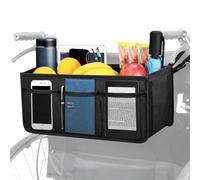 Dotday Mochila para silla de ruedas, cesta para silla de ruedas, bolsa para silla de ruedas, almacenamiento de accesorios para sillas de ruedas, bolsas para colgar en la parte posterior con portavasos