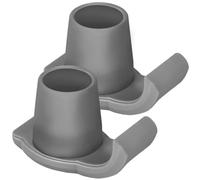 Dotday Paquete de 2 deslizadores de esquís para andadores plegables, deslizadores duraderos para personas mayores, accesorios esenciales para caminar, accesorio de ayuda de movilidad para personas