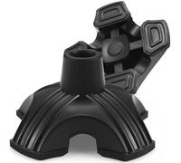 Dotday Paquete de 2 puntas de bastón para estabilidad, base de bastón autónoma para la mayoría de bastones de caminar, bastones plegables, punta de repuesto antideslizante, almohadilla de goma