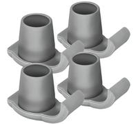 Dotday Paquete de 4 deslizadores de esquís para andadores plegables, deslizadores para personas mayores, accesorios esenciales para andadores, accesorio de ayuda de movilidad para personas mayores