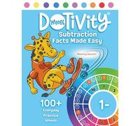 Dotivity Wheel: Subtraction Facts Made Easy Beginner Math Dotmarkers Activity Book For Kids Ages 5-7