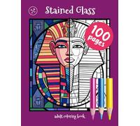 DotMop Stained Glass Stress Relief Volume 5: Ancient Egyptian Calming Portraits of Gods, Scarabs, and Hieroglyphs (Stained Glass Serenity Volume 1: Majestic Animals and Butterflies)
