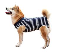 Dotoner Chaleco de recuperación para Perros y Gatos, Protector de heridas Abdominales, Ropa quirúrgica médica para Cachorros(Blue,XL)