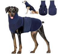 Dotoner Chaleco Relajante para Perros,2-in-1Chaqueta de Ansiedad Perros con de Protector de oído para Perro Alivio de Ruido,Rayas Reflectantes,Envoltura para aliviar la ansiedad y el estrés
