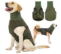 Dotoner Chaleco Relajante para Perros,2-in-1Chaqueta de Ansiedad Perros con de Protector de oído para Perro Alivio de Ruido,Rayas Reflectantes,Envoltura para aliviar la ansiedad y el estrés