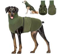 Dotoner Chaleco Relajante para Perros,2-in-1Chaqueta de Ansiedad Perros con de Protector de oído para Perro Alivio de Ruido,Rayas Reflectantes,Envoltura para aliviar la ansiedad y el estrés
