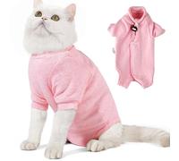 Dotoner Traje de recuperación Profesional para Gatos, Body Gatos postoperatorio Traje de recuperación de cirugía de Gatitos,Collar electrónico Alternativo después de la cirugía Ropa Gato