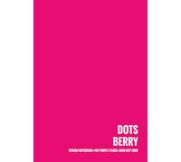 DOTS BERRY - DESIGN-NOTEBOOK - 140 PURPLE PAGES - 5MM DOT GRID: Notizbuch A5 (148x210 mm) mit 140 purpurnen Seiten und Punktraster im Abstand von 5 ... für Bullet Journal, Tagebuch, Studium & Büro