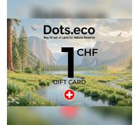 Dots.eco - Buy 10 sqf of Land for Nature Reserve Gift Card 1 CHF Key - SWITZERLAND