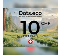 Dots.eco - Buy 10 sqf of Land for Nature Reserve Gift Card 10 CHF Key - SWITZERLAND