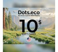 Dots.eco - Buy 10 sqf of Land for Nature reserve Gift Card 10 USD Key - UNITED STATES