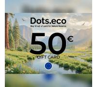 Dots.eco - Buy 10 sqf of Land for Nature Reserve Gift Card 50 EUR Key - EU