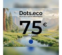 Dots.eco - Buy 10 sqf of Land for Nature Reserve Gift Card 75 EUR Key - EU