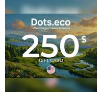 Dots.eco - Offset 10 kgs of CARBON EMISSIONS Gift Card 250 USD Key - UNITED STATES