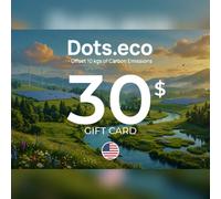 Dots.eco - Offset 10 kgs of CARBON EMISSIONS Gift Card 30 USD Key - UNITED STATES