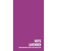 DOTS LAVENDER - DESIGN-HANDYBOOK - 100 VIOLET PAGES - 5MM DOT GRID: Notizbuch A6+ (102x170 mm) mit 100 violetten Seiten und Punktraster im Abstand von ... für Bullet Journal, Tagebuch, Studium & Büro