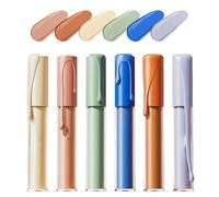 Dottduya Bajo el corrector de ojos, Color Corrector,6x corrector de cobertura completa - Stick de contorno de resaltador hidratante ligero para el enrojecimiento de la opaca de la cara