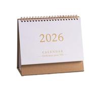 Dottduya Calendario de mesa | 2026 calendario de papel de 12 meses | planificador de pie para planificación de citas, estudiantes, profesores, gerentes, salones, dormitorios, estudios