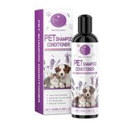 Dottduya Champú para perros para mascotas, champú para perros y acondicionador - Champú para perros de lavanda natural para perros | Desodorizante de hierbas para mascotas, champú hidratante para