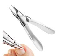 Dottduya Cortauñas inclinado | Cortaúñas grueso - Cortador de uñas portátil de viaje encarnado para mujeres, hombres, niños, salón de belleza