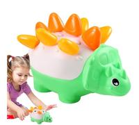 Dottduya Juguetes De Dinosaurios - Juego Educativo de Clasificación y Apilamiento con Reconocimiento de Colores - Juego Divertido de Motricidad Fina para Actividades Preescolares en Casa Aula Interior
