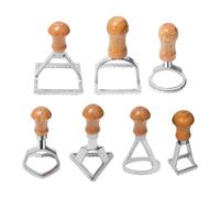 Dottduya Molde de galletas - Juego de moldes de 7 piezas con forma de de y molde - Cortador de ergonómico para familiares, y cumpleaños