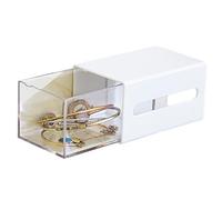 Dottduya Organizador De Pared Para Baño - Autoadhesiva De Doble Cara - Porta Discos De Algodón Y Bastoncillos | Para Cosméticos Joyería Maquillaje Tocador Oficina Dormitorio Residencia Cocina Salón