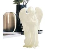 Dottduya Pequeñas figuras de ángeles | Decoración de mesa que | Escultura de un ángel rezando | Para uso en residencias de estudiantes, apartamentos, cocinas, salas de estar