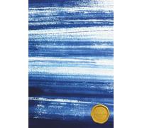 Dotted Journaling Notebook: Indigo Ink Wash Design for Writing, Notes, and Reflection - White Paper, 160 Pages