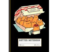 Dotted Notebook: Kitten Nuggets Funny Cat and Fast Food Theme, Humor Journal for Pet Lovers, Teens, and Cat Owners