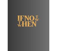 Dotted Paper Composition Notebook: Journal Includes 100 Pages, 7.25 x 9.5 in: 'If not/w t/when' - wordplay