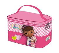Dottoressa Peluche Doc McStuffins - Beauty case Baúl con tirador, 21 x 14 x 15 cm, rosa/fucsia