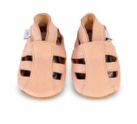 Dotty Fish Sandalias de Cuero Barefoot para Bebé - Rosa 6-12 meses