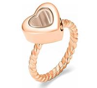 DOTUIARG Anillos de cremación para cenizas Urnas de vidrio en forma de corazón Anillo de dedo Acero inoxidable Mascotas humanas Portador de cenizas Urna de recuerdo Joyería
