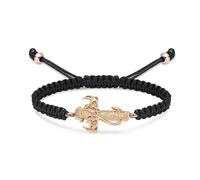 DOTUIARG Brazalete de urna con cruz de anzuelo para cenizas para hombres mujeres colgante de cremación con cuerda trenzada hecha a mano