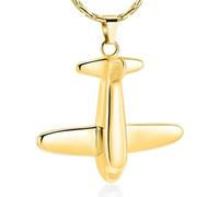DOTUIARG Colgantes de cremación para cenizas - 316L joyería conmemorativa de urna de acero inoxidable para hombres