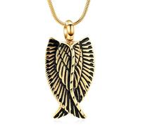 DOTUIARG collar conmemorativo de acero inoxidable, colgante de urna, recuerdo, colgante de joyería querido