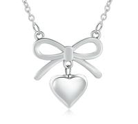 DOTUIARG Collar de urna para cenizas Cremación de corazones Joyería Memorial Guardapelo de recuerdo Conmemorativo Portacenizas de un ser querido Funeral