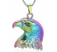 DOTUIARG Collar de urna para cenizas para mujeres Hombres Cremación de acero inoxidable joyería conmemorativa para recuerdos Portacenizas para seres queridos