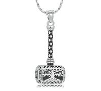 DOTUIARG Collar de urna para cenizas Portajoyas de cremación del Árbol de la Vida Memorial