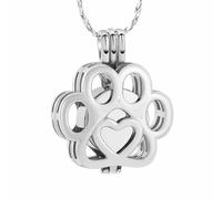 DOTUIARG Collares de urna para hojas de ceniza, joyería de cremación de cenizas, colgante de cenizas de acero sin mancha, recuerdo conmemorativo para joyería para mujeres