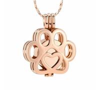 DOTUIARG Collares de urna para hojas de ceniza, joyería de cremación de cenizas, colgante de cenizas de acero sin mancha, recuerdo conmemorativo para joyería para mujeres
