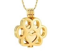 DOTUIARG Collares de urna para hojas de ceniza, joyería de cremación de cenizas, colgante de cenizas de acero sin mancha, recuerdo conmemorativo para joyería para mujeres